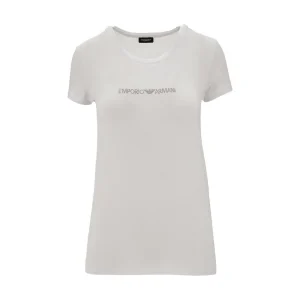 Best Strass logo organic cotton T-shirt Tops