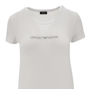 Best Strass logo organic cotton T-shirt Tops