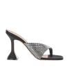 Best Strass-embellished satin 'Shiona' sandals Heeled Shoes