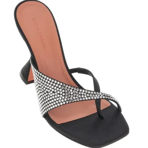 Best Strass-embellished satin 'Shiona' sandals Heeled Shoes