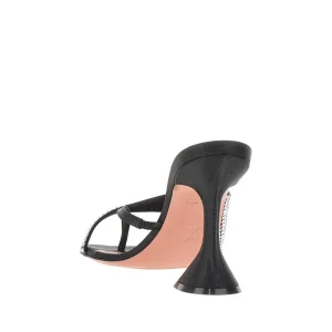 Best Strass-embellished satin 'Shiona' sandals Heeled Shoes