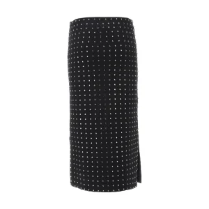 Discount Strass-embellished scuba jersey skirt Skirts