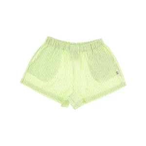 Outlet Strass-embellished striped shorts Kids Clothing