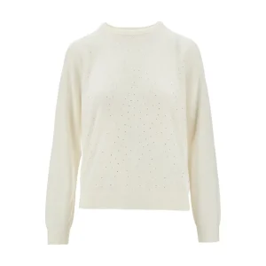 Online Strass-embellished wool sweater Knitwear