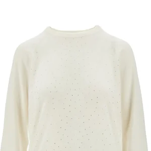 Online Strass-embellished wool sweater Knitwear