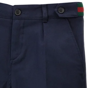 Discount Stretch cotton pants with Web details Kids/BOY Clothing