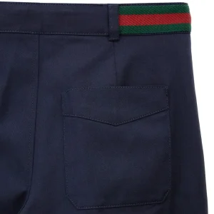 Discount Stretch cotton pants with Web details Kids/BOY Clothing