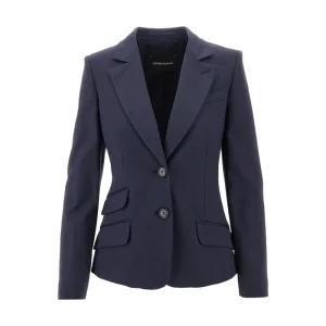 Sale Stretch cotton-blend single-breasted jacket Jackets
