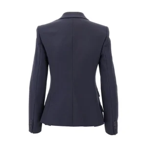 Sale Stretch cotton-blend single-breasted jacket Jackets