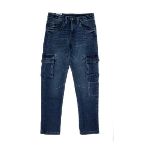 Sale Stretch denim cargo pants Kids/BOY Clothing