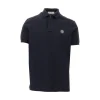 Best Stretch pique polo shirt with logo patch T-Shirts And Polo Shirts