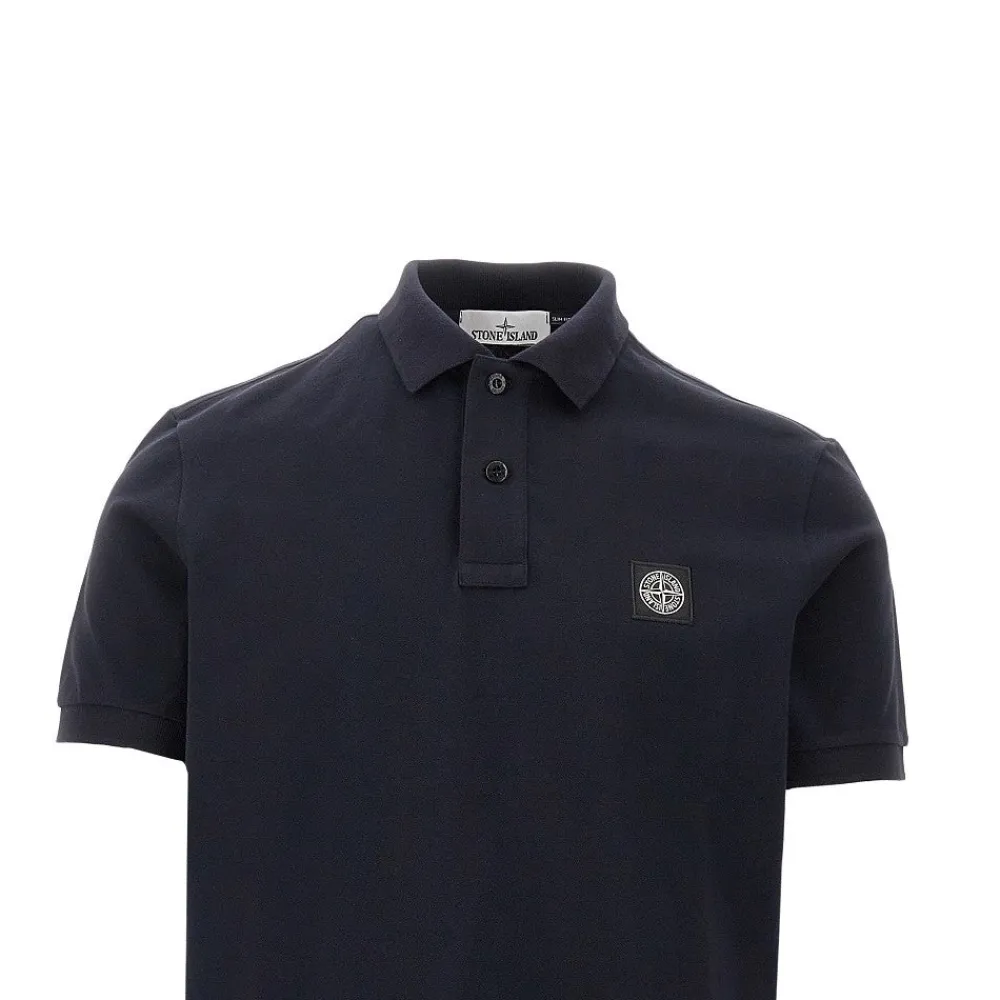 stretch_pique_polo_shirt__1.webp Best Stretch pique polo shirt with logo patch T-Shirts And Polo Shirts