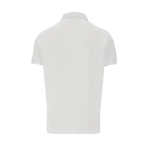 Hot Stretch pique polo shirt with logo patch T-Shirts And Polo Shirts