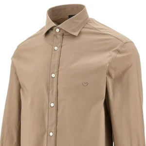 Outlet Stretch poplin Regular Fit shirt Shirts