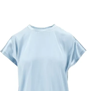 Outlet Stretch silk blouse Tops