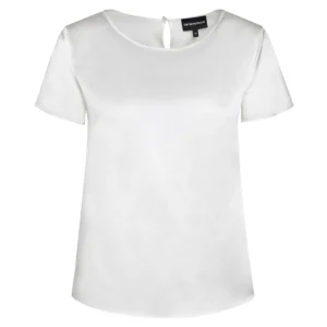 Online Stretch silk T-shirt Tops