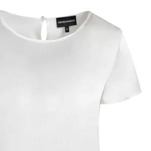 Online Stretch silk T-shirt Tops