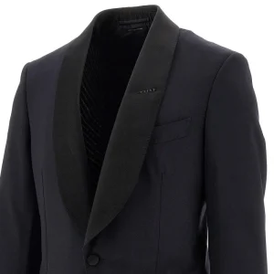 Best Stretch wool tailored tuxedo suit Suit