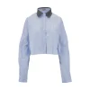 New Striped cotton cropped shirt Shirts