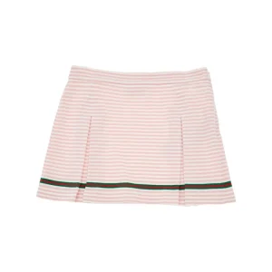 Clearance Striped cotton piquet mini skirt Kids Clothing