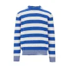 Discount Striped cotton-blend sweater Knitwear