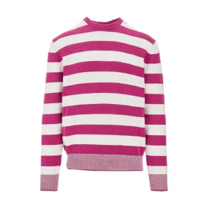 Best Striped cotton-blend sweater Knitwear
