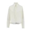 Online Striped inlay cropped shirt Shirts
