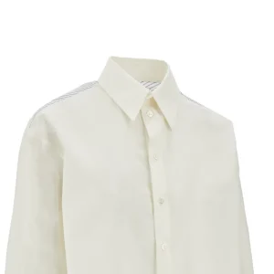 Online Striped inlay cropped shirt Shirts