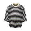 Best Striped Loose Fit T-shirt T-Shirts And Polo Shirts