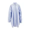 Sale Striped poplin shirt dress Dresses