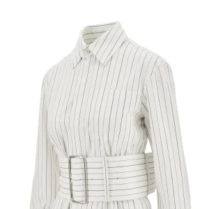 Best Striped shirt with belt Shirts