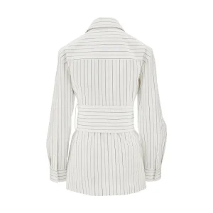 Best Striped shirt with belt Shirts