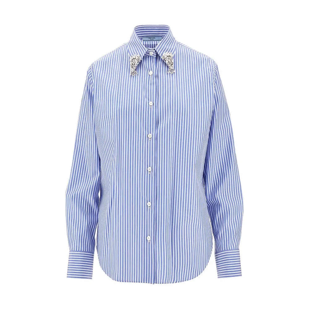 striped_shirt_with_crysta_0.webp Online Striped shirt with crystals embroidery Shirts