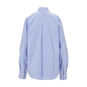 Online Striped shirt with crystals embroidery Shirts