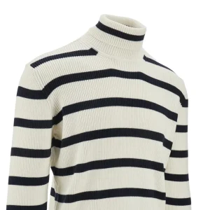 New Striped wool-blend turtleneck sweater Knitwear