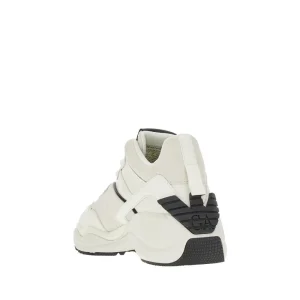 Sale Suede and leather sneakers with Eagle detail Sneakers