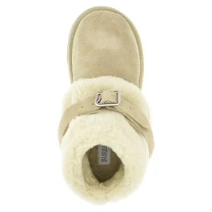 Discount Suede leather ankle boots with fur Boots And Ankle Boots