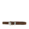 Hot Suede leather belt with embellished buckle Belts