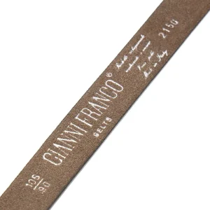 Discount Suede leather belt with embellished buckle Belts