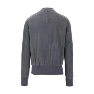 Best Suede leather blouson jacket Outerwear