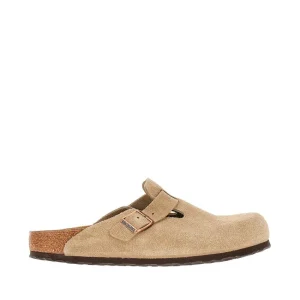 Discount Suede leather 'Boston' sabot Sandals