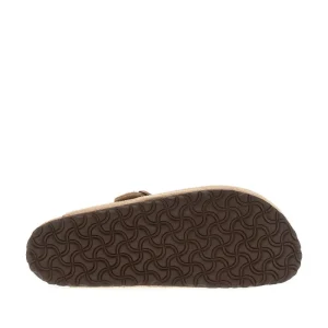 Outlet Suede leather 'Boston' sabot Sandals And Slides