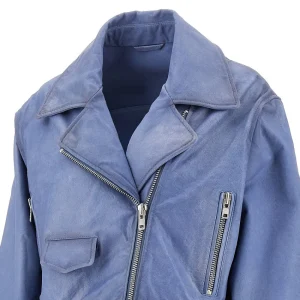Best Suede leather cropped Biker jacket Jackets