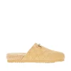 Fashion Suede leather sabot with Horsebit detail Flat Shoes