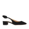 New Suede leather 'Very Bow Tie' slingback pumps Heeled Shoes