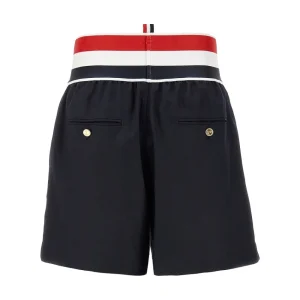 Best Super 120's twill shorts with elastic waist Pants And Shorts