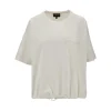Hot Supima jersey T-shirt with branded pocket Tops
