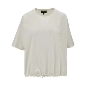Hot Supima jersey T-shirt with branded pocket Tops