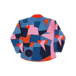 Fashion Sustainable cotton patchwork jacket Kids Clothing