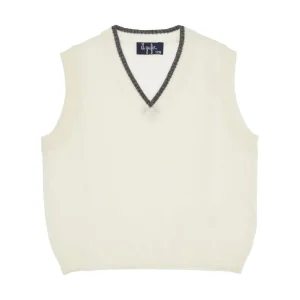 Outlet Sustainable extrafine merino wool vest Kids/BOY Clothing